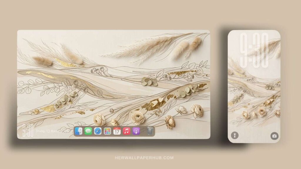 Beige Aesthetic Wallpaper