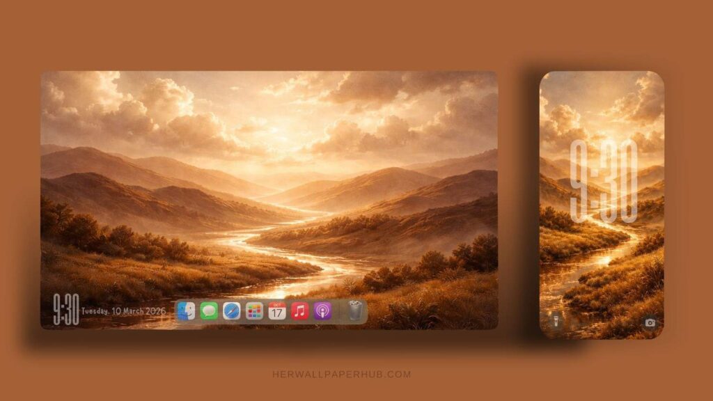 Brown Aesthetic Wallpaper