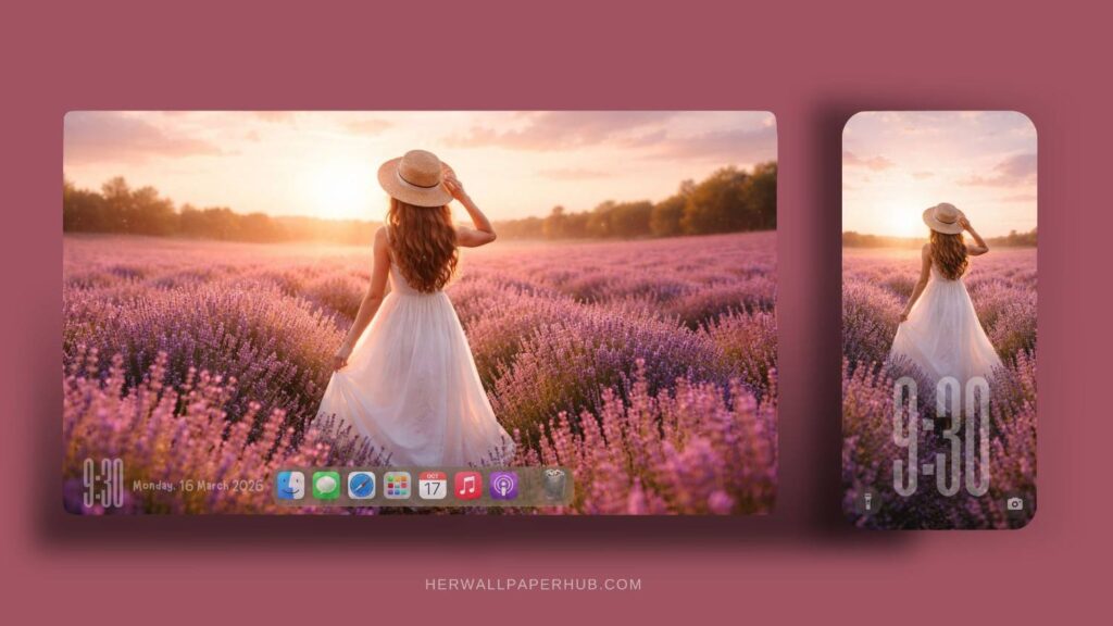 Lavender Aesthetic Wallpaper 