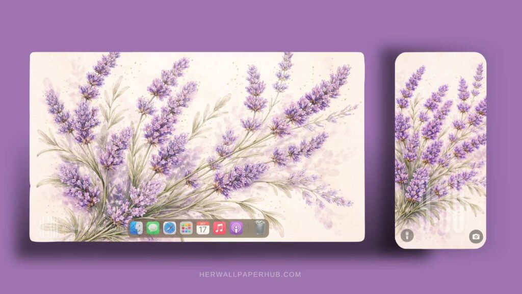 Lavender Aesthetic Wallpaper 