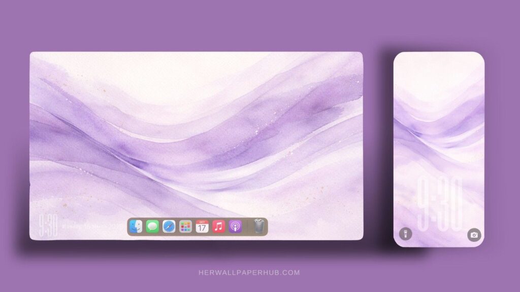Lavender Aesthetic Wallpaper 