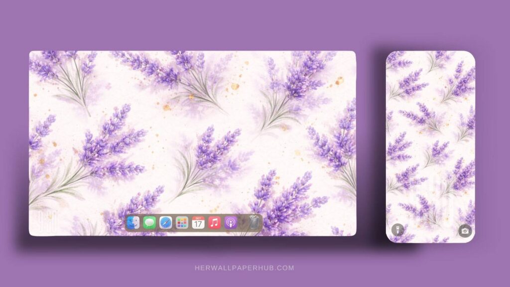 Lavender Aesthetic Wallpaper 