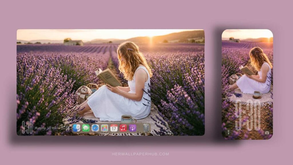 Lavender Aesthetic Wallpaper 