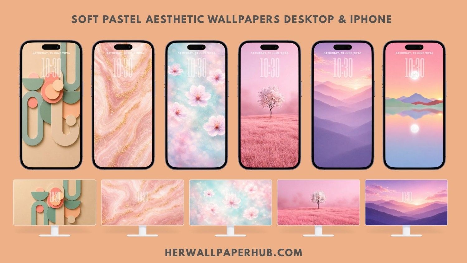 Soft Pastel Aesthetic Wallpapers Cute Soft Backgrounds