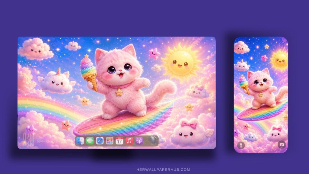 Kawaii Cat Wallpaper