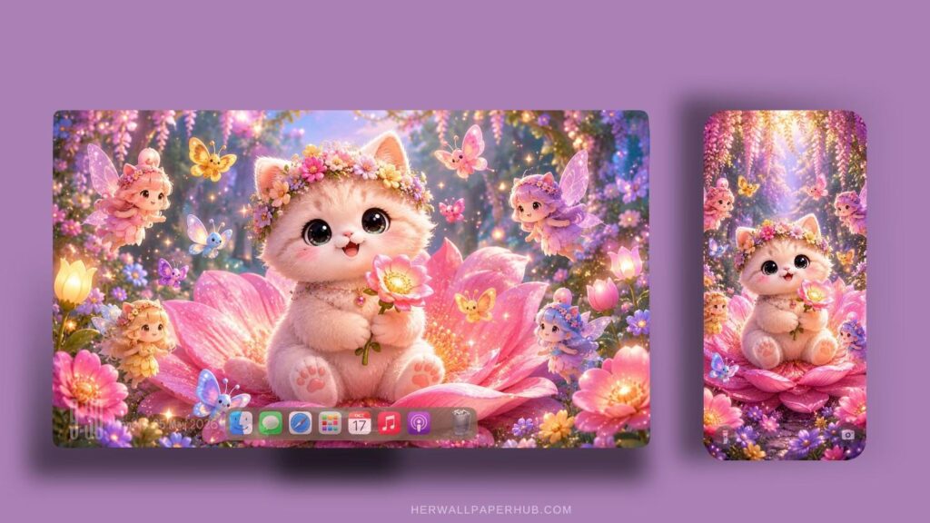 Kawaii Cat Wallpaper