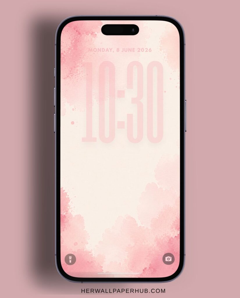 Aesthetic Watercolor iPhone Wallpaper 