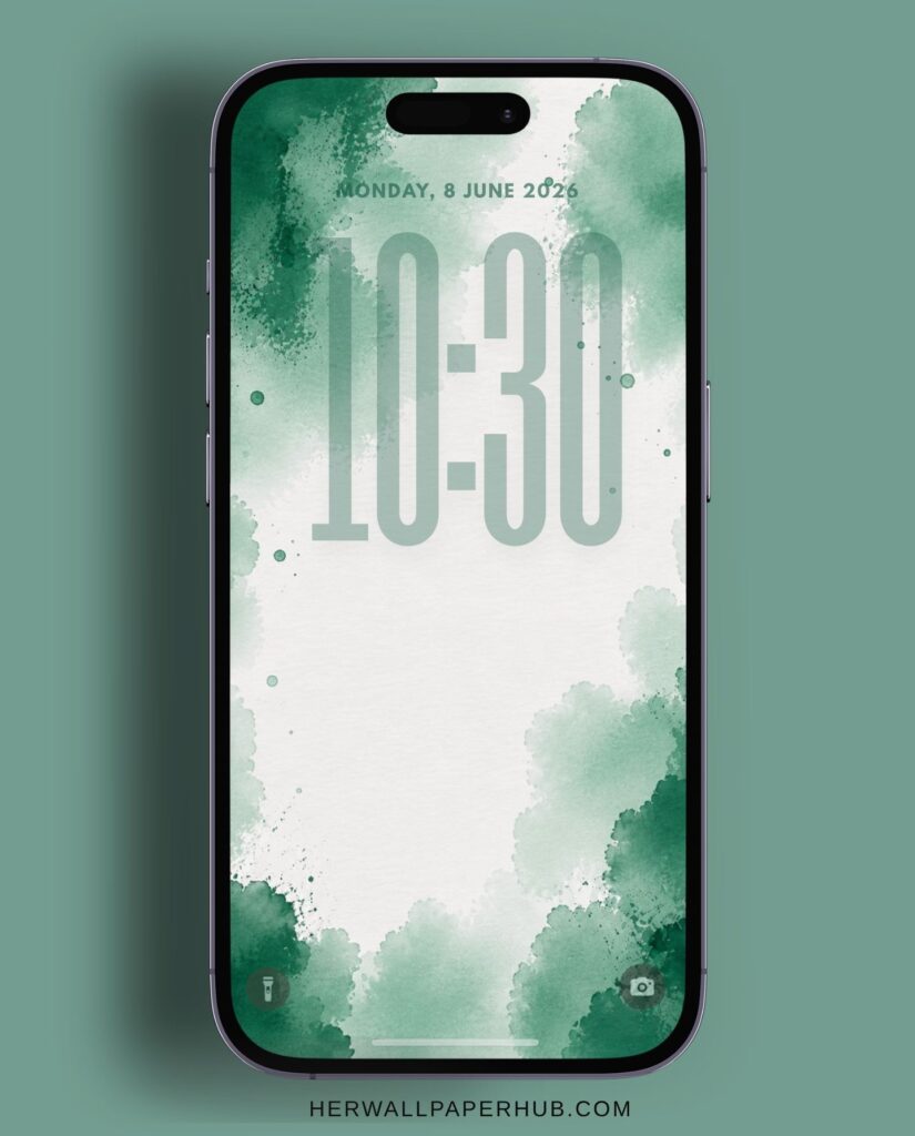 Green Soft Wallpaper iPhone