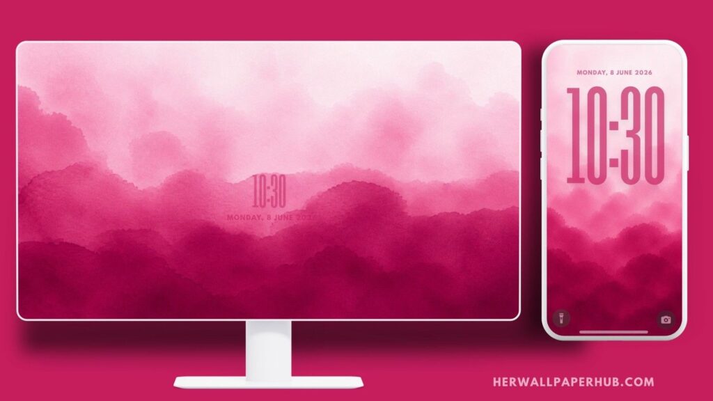 aesthetic desktop & iPhone wallpapers 