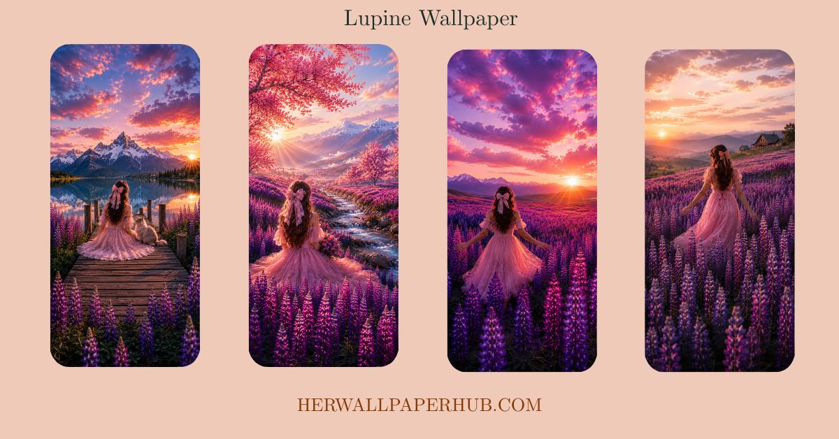 Lupine Wallpaper 4K Desktop & iPhone