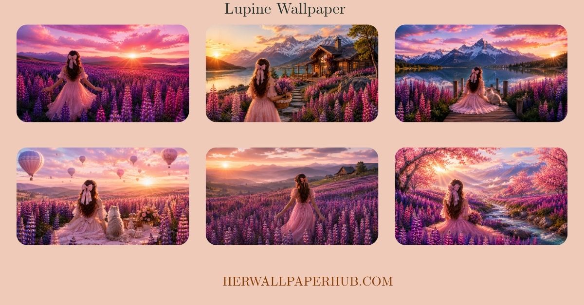 Lupine Wallpaper 4K Desktop & iPhone